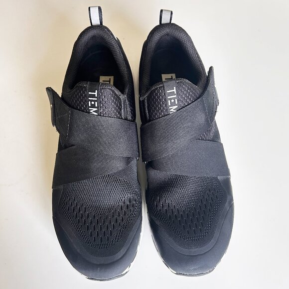 TIEM Slipstream Cycling Shoes with SPD Cleats Black Size 8 - Picture 1 of 6
